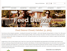 Tablet Screenshot of feeddenver.com